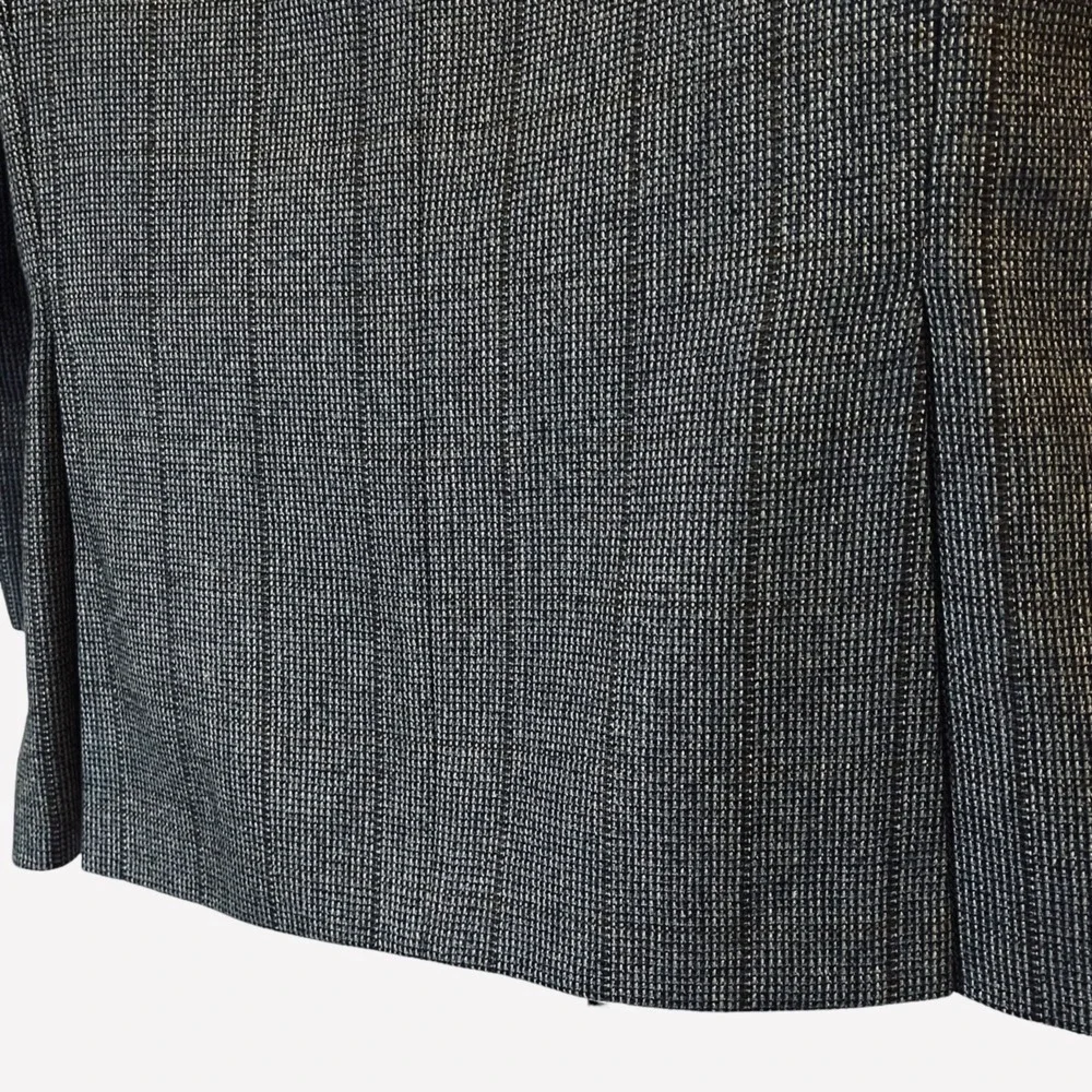 Lauren Ralph Lauren Men Wool Blazer 40R Sport Coat 3 Button‎ Windowpane Gray